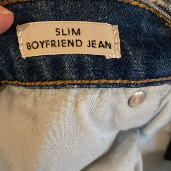 Women’s J.Crew jeans size 33, slim boyfriend fit with frayed hems - Picture 9 of 10